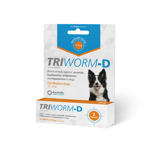 Triworm-D for Medium Dogs