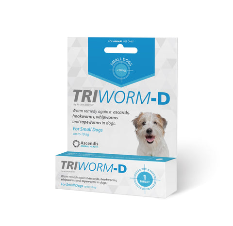 Triworm-D for Small Dogs