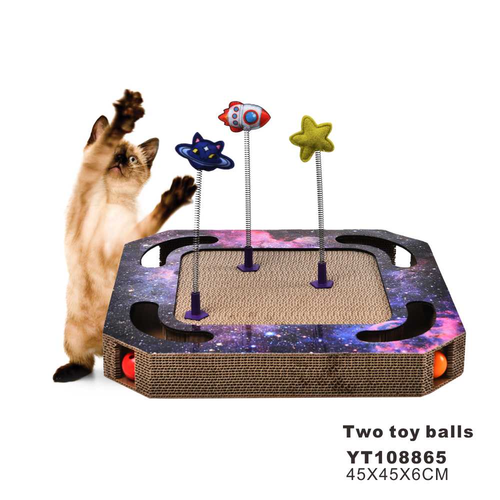Playtime Scratching Board for Cats Across the Breeds