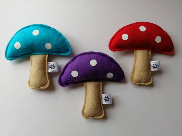 Mushroom Catnip Toy