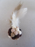 Cat Soft Ball with Feathers