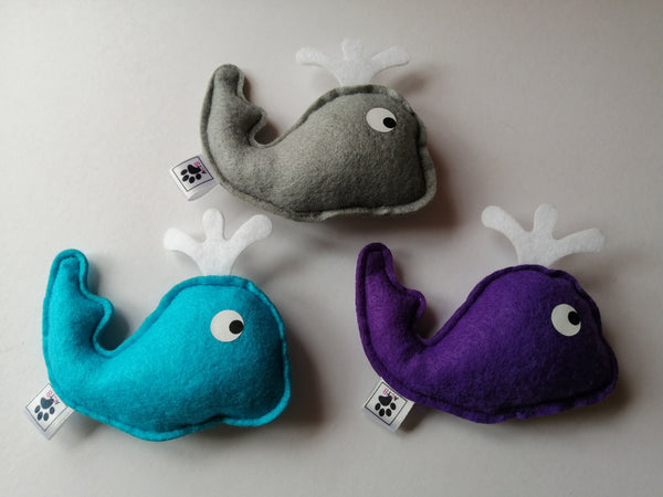 Whale Catnip Toy
